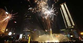 Security jitters as world rings in New Year